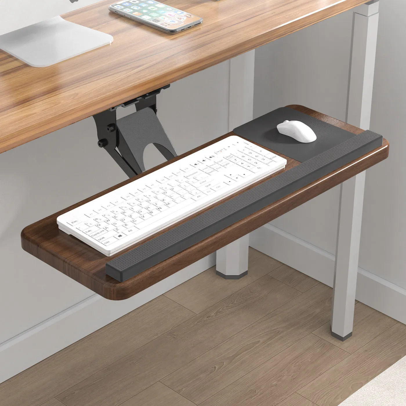 Keyboard Tray Under Desk - Vassoio per tastiera da scrivania, guide