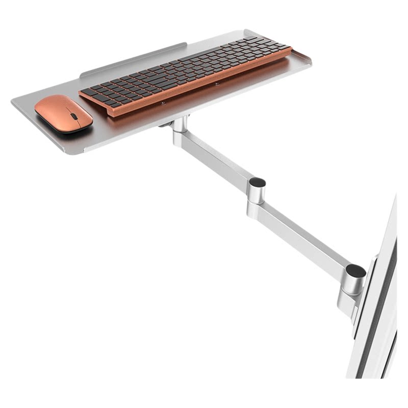 Keyboard Tray Under Desk - Supporto Girevole per Tastiera e Mouse