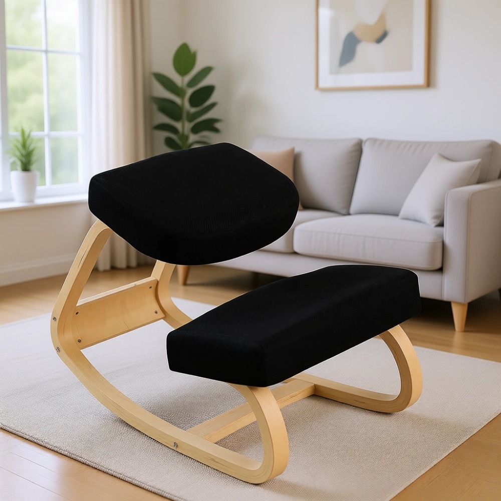 Home Office Chair - Sedia a Dondolo Ergonomica in Legno