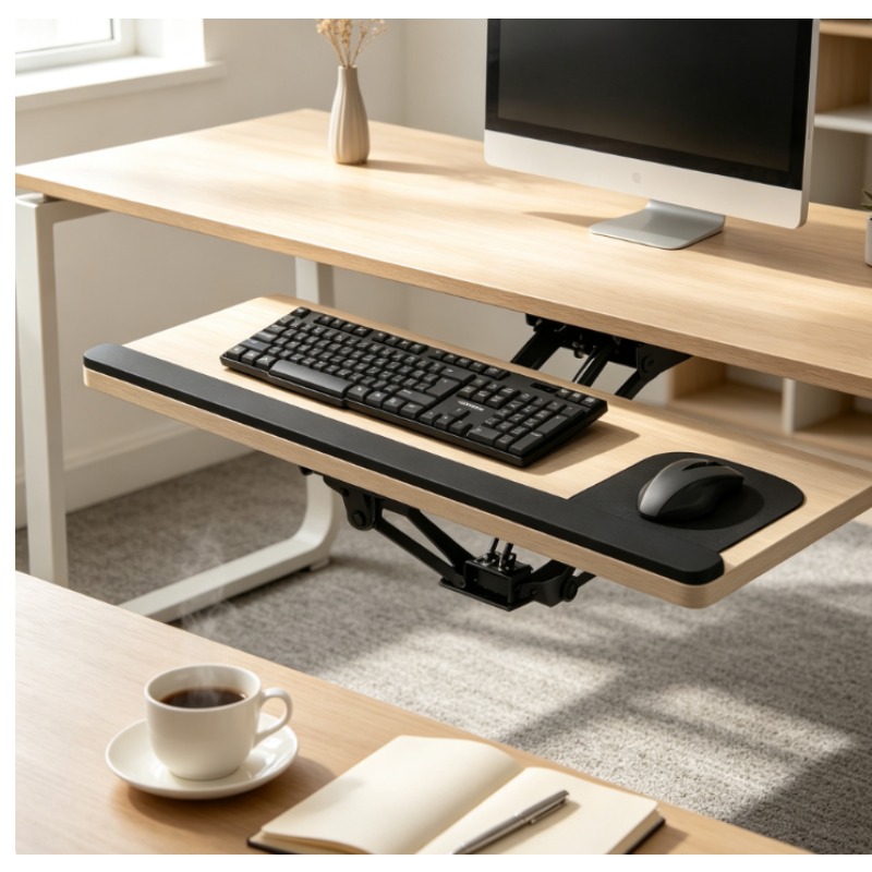Keyboard Tray Under Desk - Vassoio per tastiera sotto scrivania con