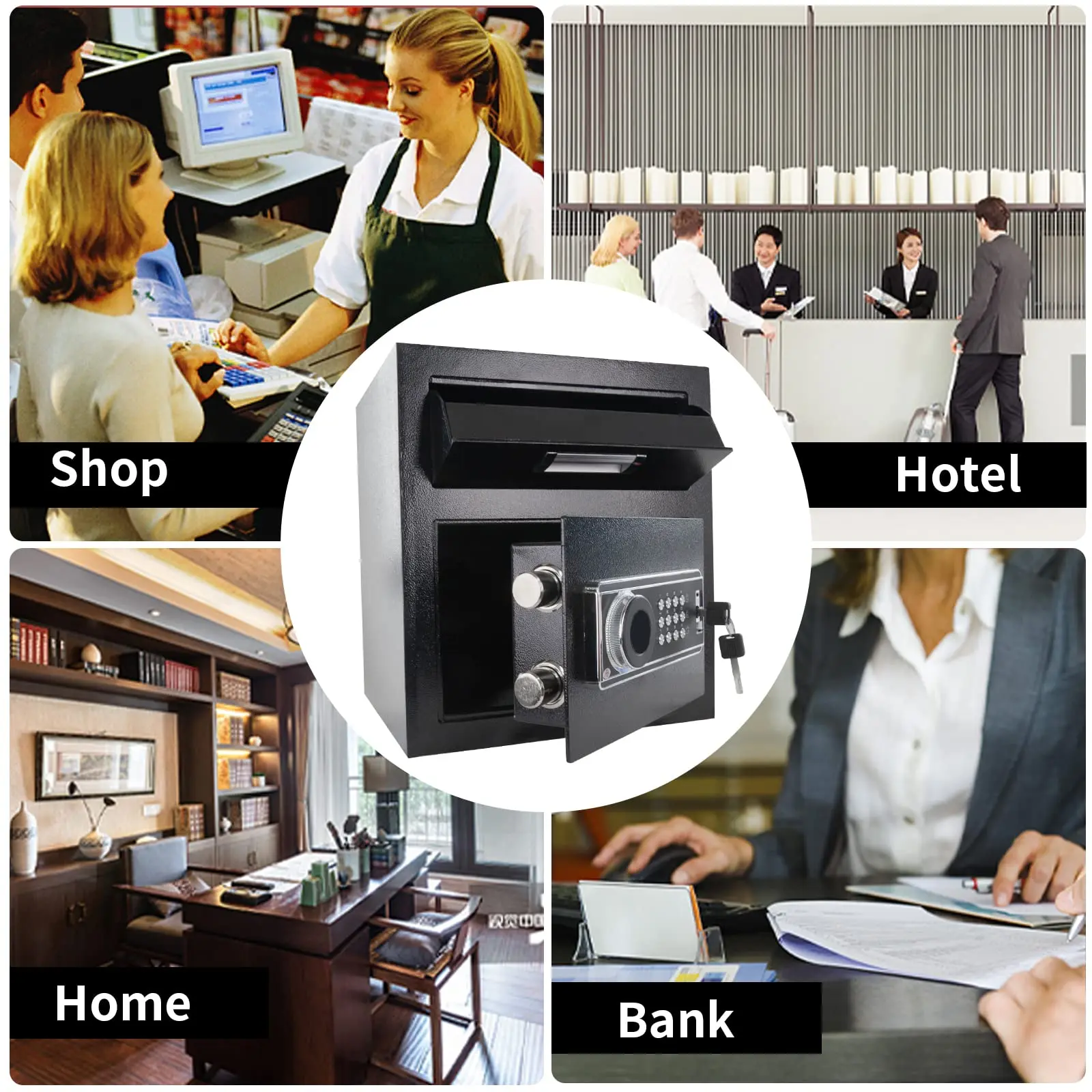 Home Office For Passport - -Cofanetto di sicurezza con tastiera digitale