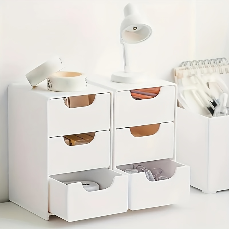 Office Drawer Organizer - Organizzatore a 3 Livelli in Plastica