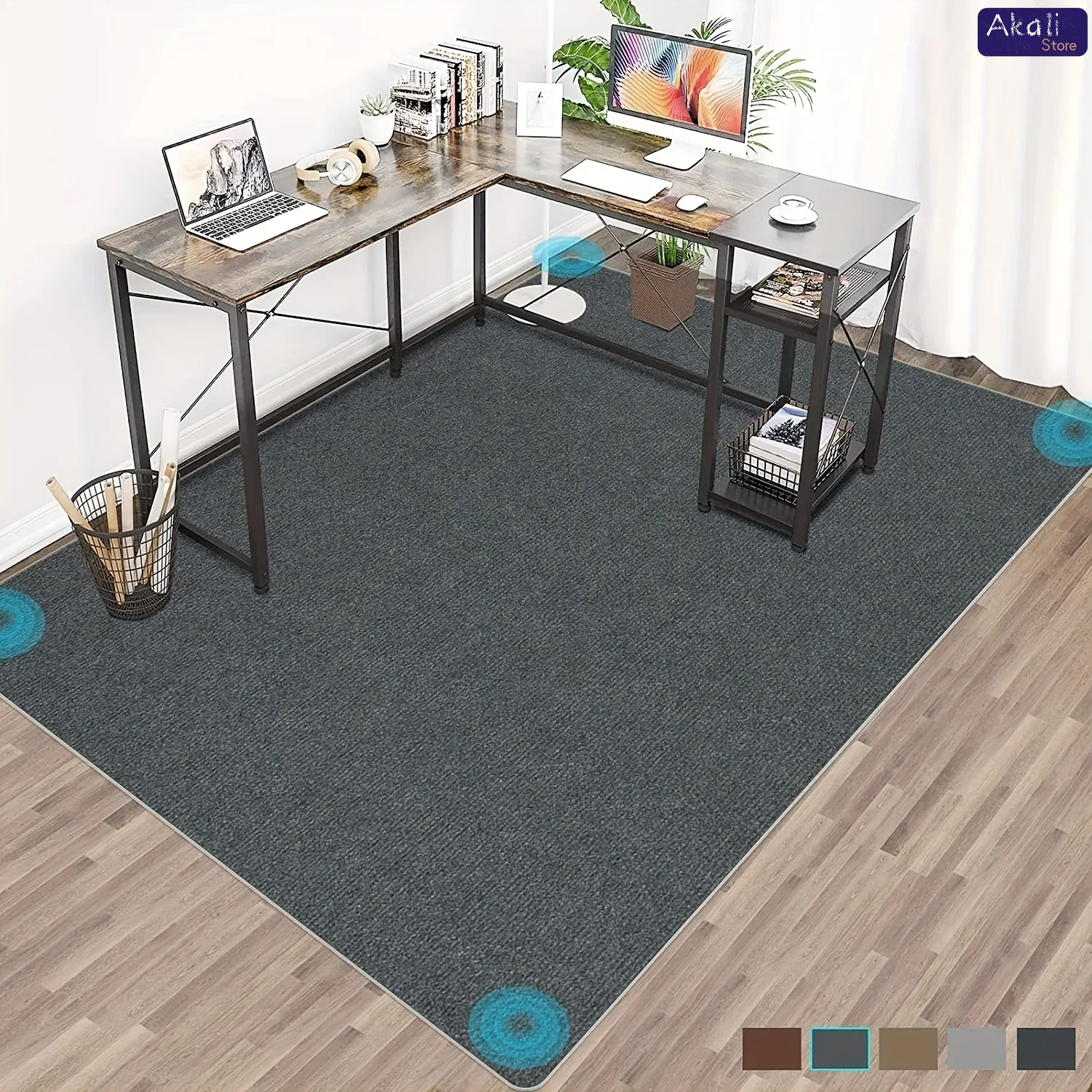 Home Office Rug - Tappetino per sedia da ufficio di