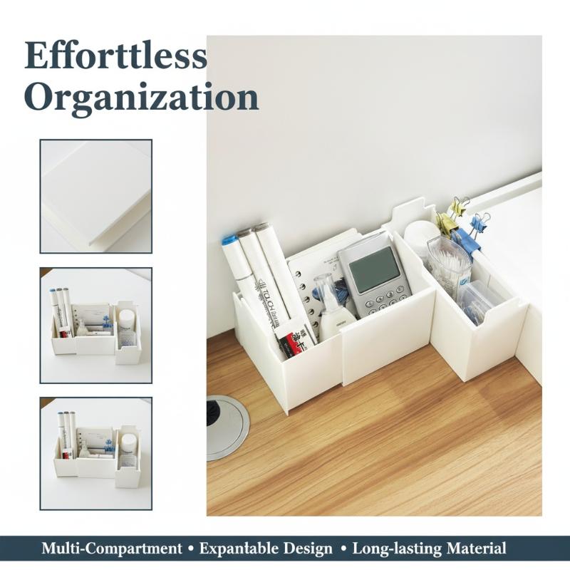 Office Drawer Organizer - Organizzatore in Plastica per Cassetti, Set