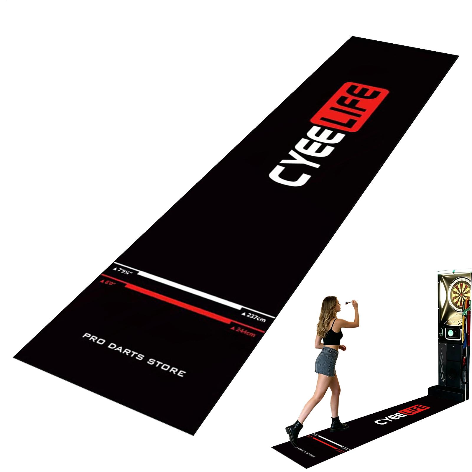 Home Office Rug - Tappetino Antiscivolo per Freccette con Linee