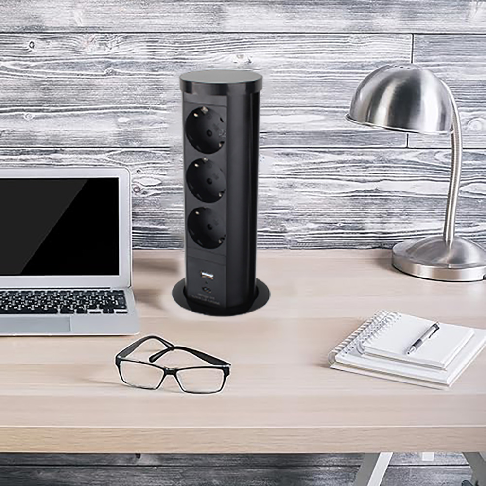 Home Office 365 - Presa elettrica pop-up di tipo a
