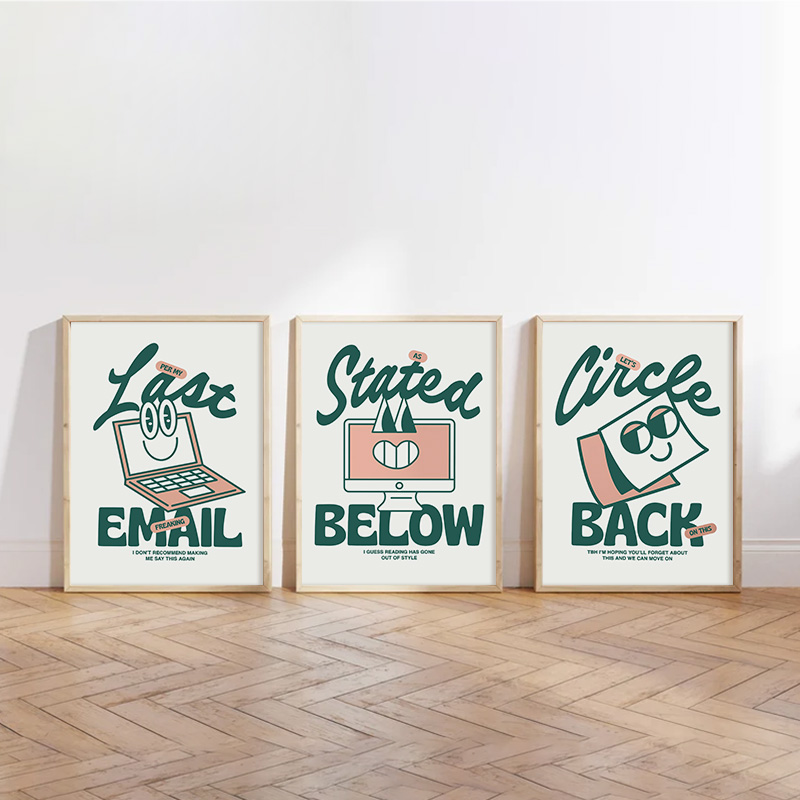 Divertente poster verde per uf - Home Office Email recensione e prezzo