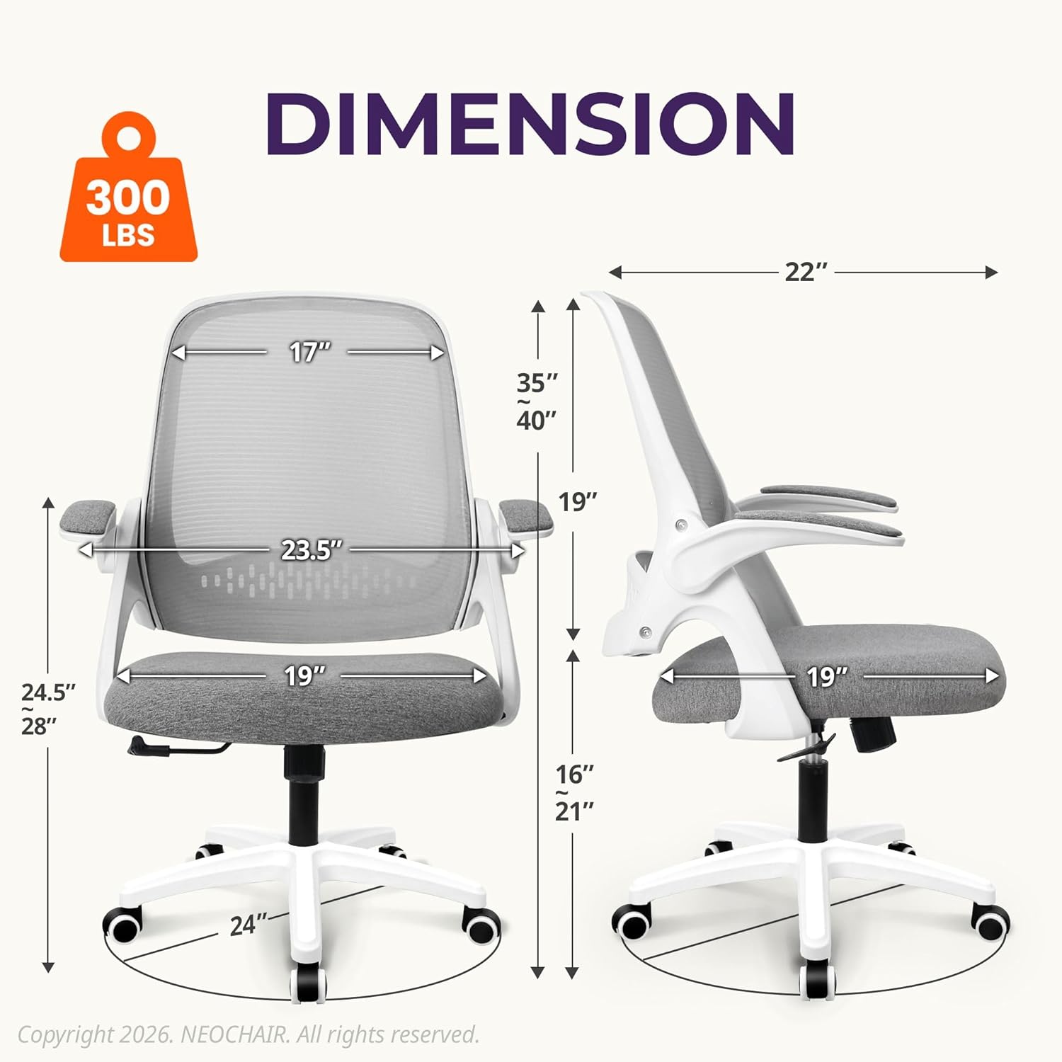 Sedia da Ufficio Ergonomica in - Home Office Chair recensione e prezzo