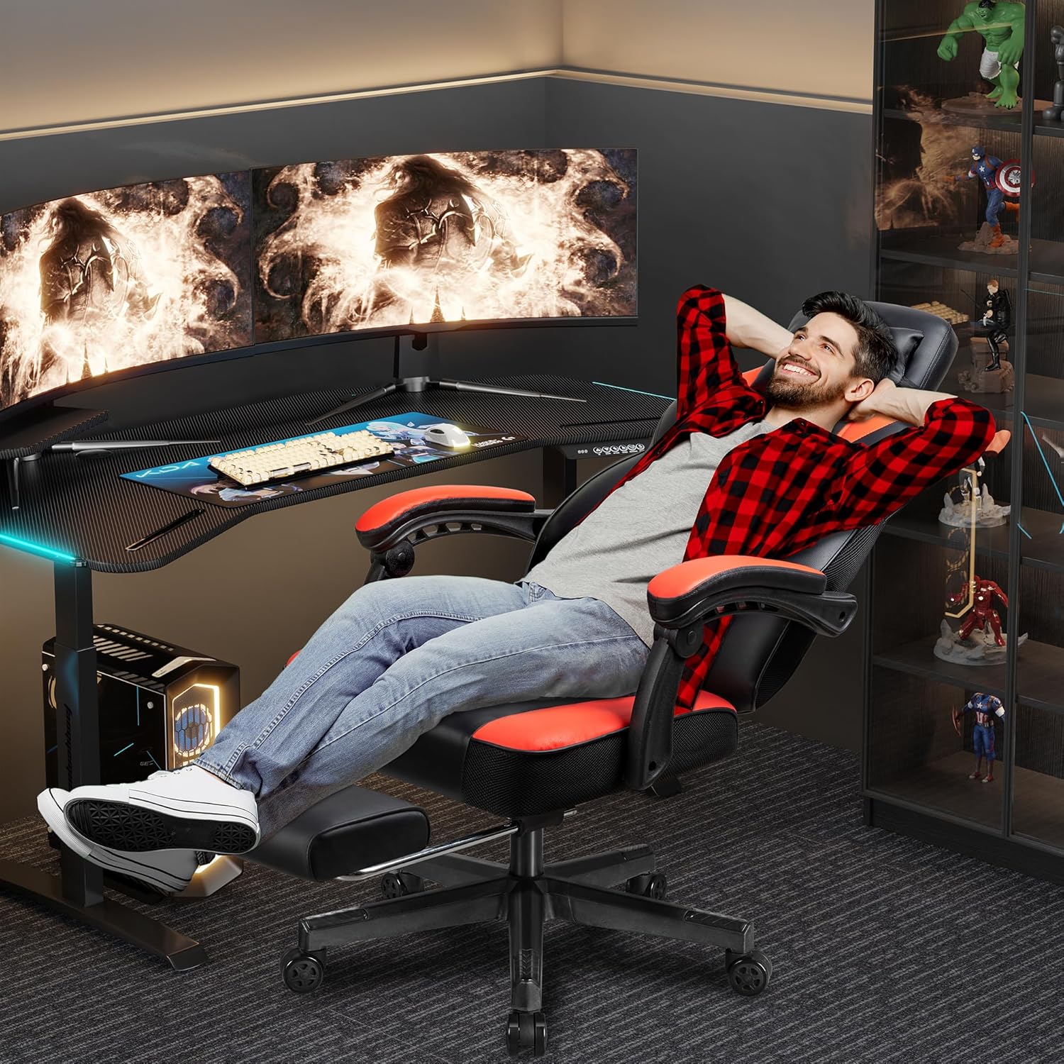Sedia da Gaming con Poggiapied - Home Office Chair recensione e prezzo