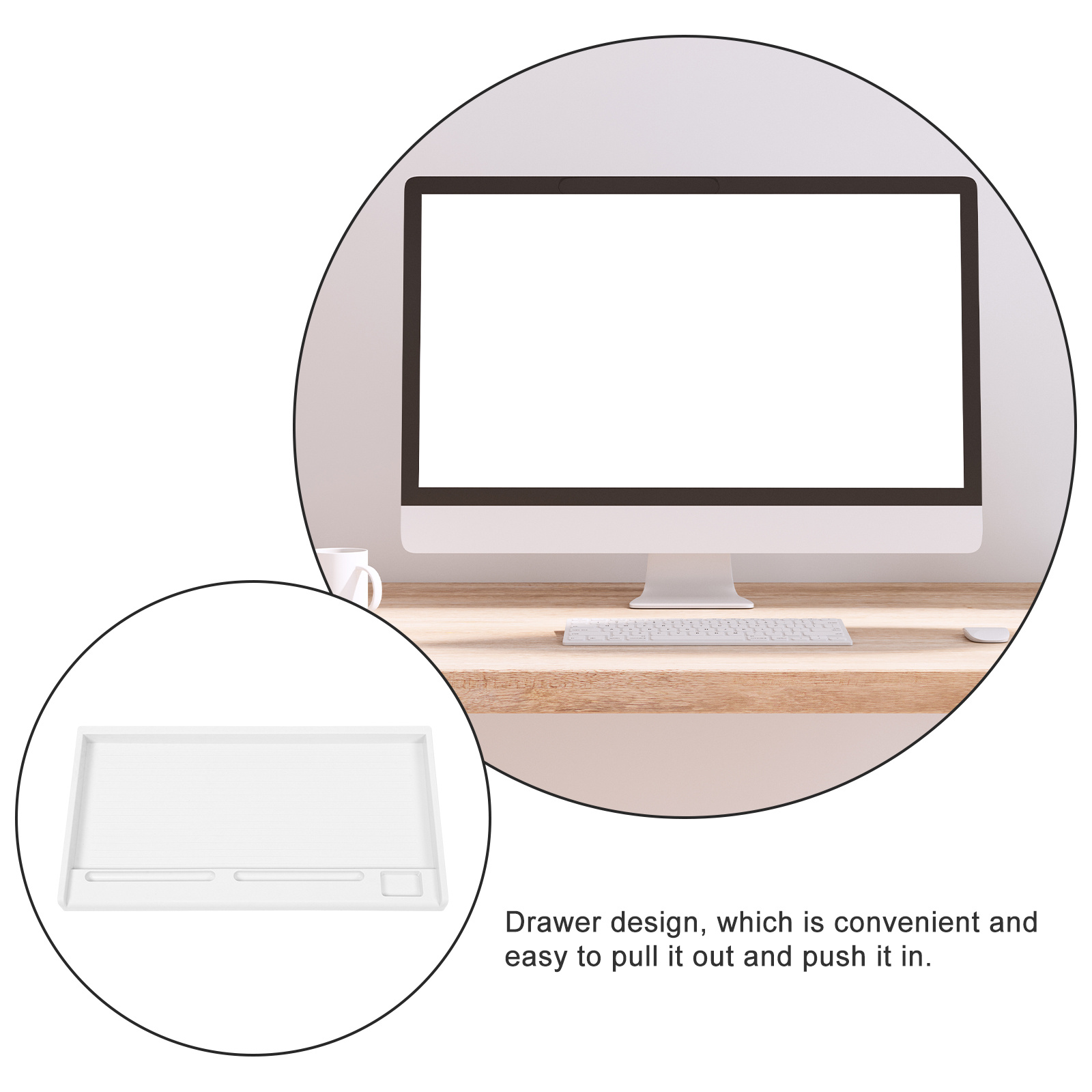 Vassoio portaoggetti per tasti - Keyboard Tray Under Desk recensione e prezzo
